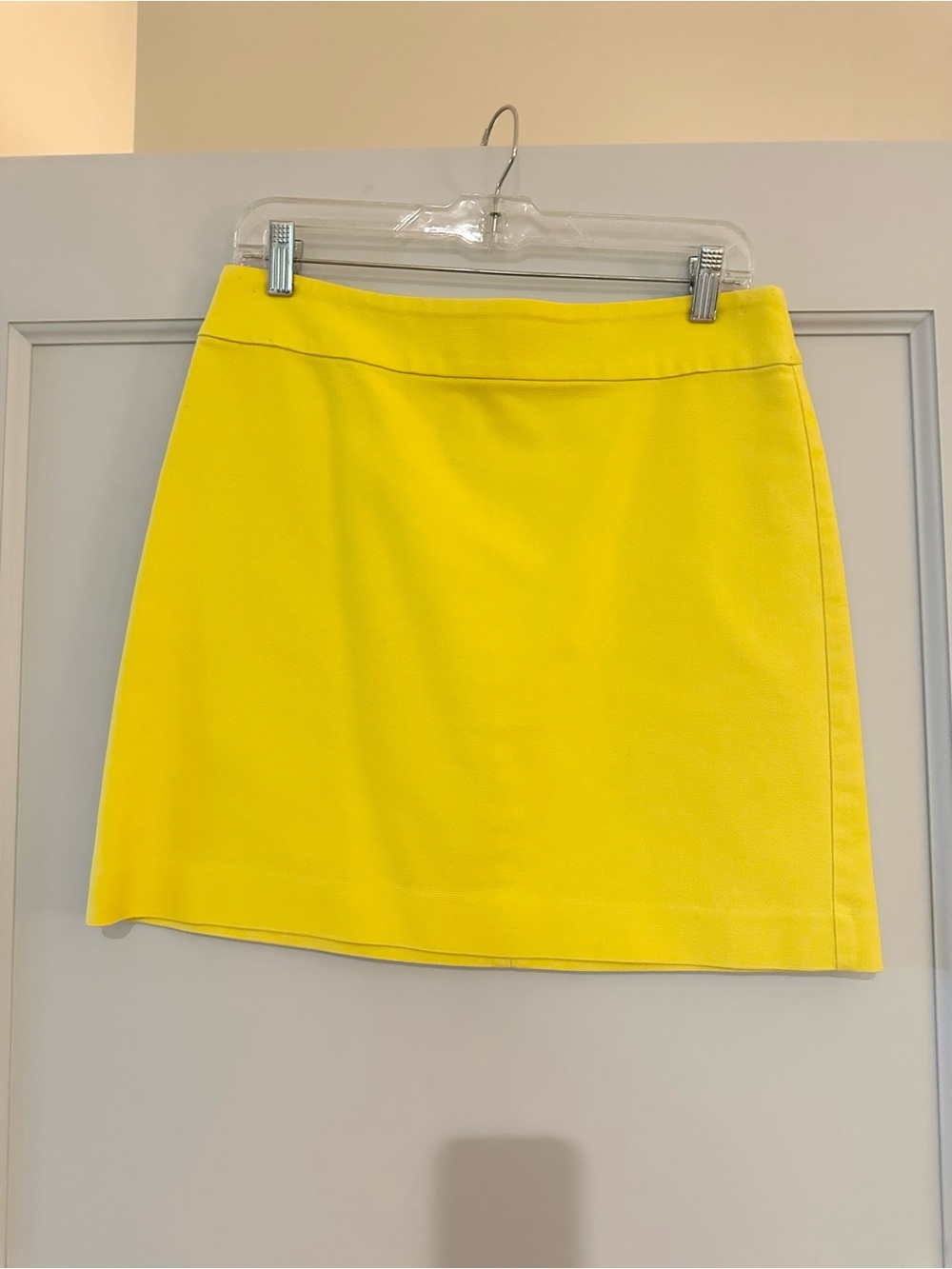 LOFT Bright Yellow Mini Skirt